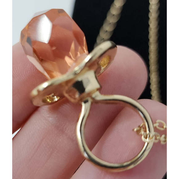 Melanie Martinez Crybaby Pacifier Gold Tone Necklace Rare HTF - Picture 6 of 16